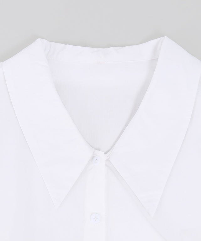 サイドドロストブラウス