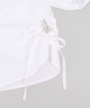 サイドドロストブラウス