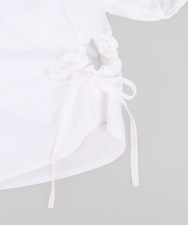 サイドドロストブラウス