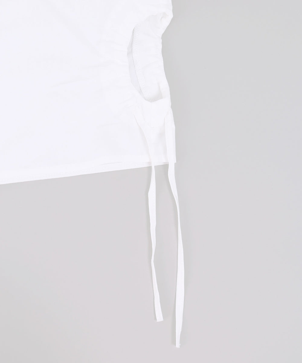 サイドドロストブラウス