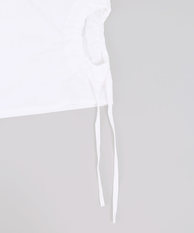 サイドドロストブラウス