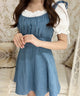 デニムフレアワンピース