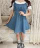デニムフレアワンピース