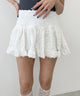 レースパイピングミニスカート