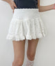 レースパイピングミニスカート