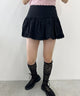 レースパイピングミニスカート