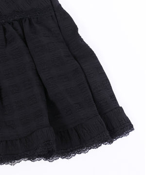 レースパイピングミニスカート