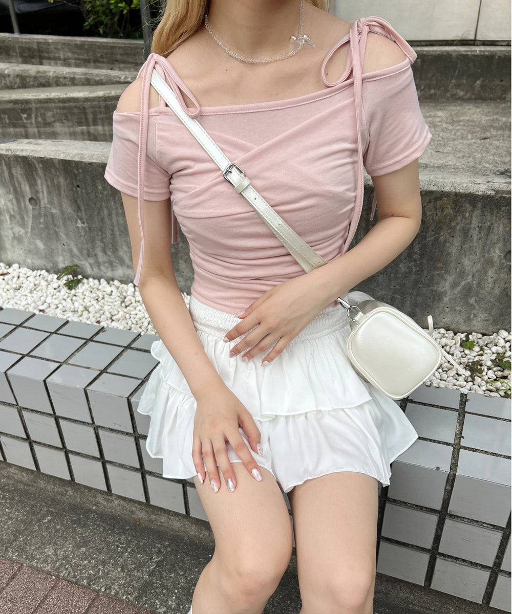 ロングリボンコンパクトTシャツ