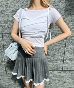 ロングリボンコンパクトTシャツ