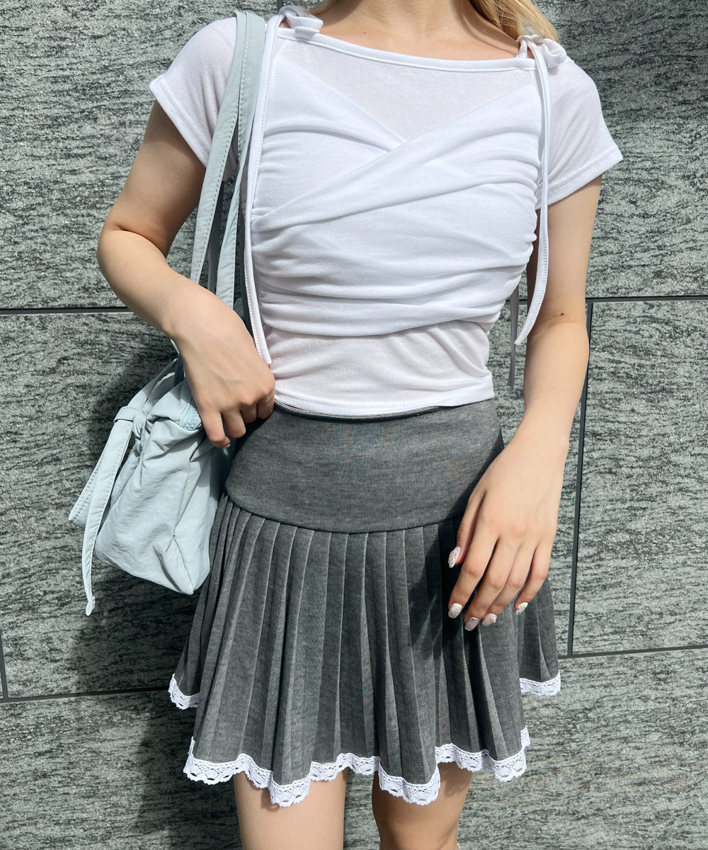 ロングリボンコンパクトTシャツ