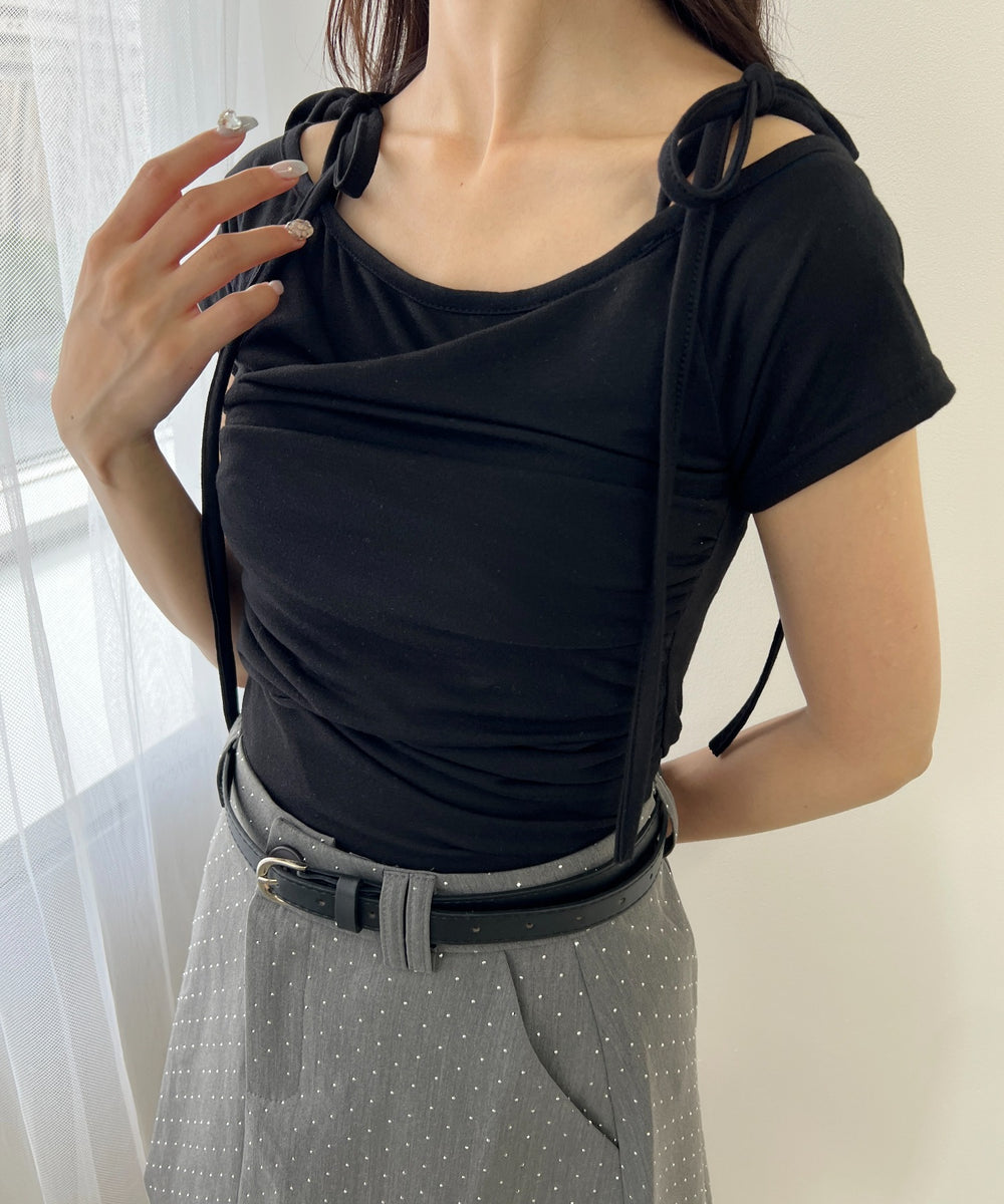 ロングリボンコンパクトTシャツ