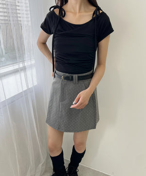 ロングリボンコンパクトTシャツ