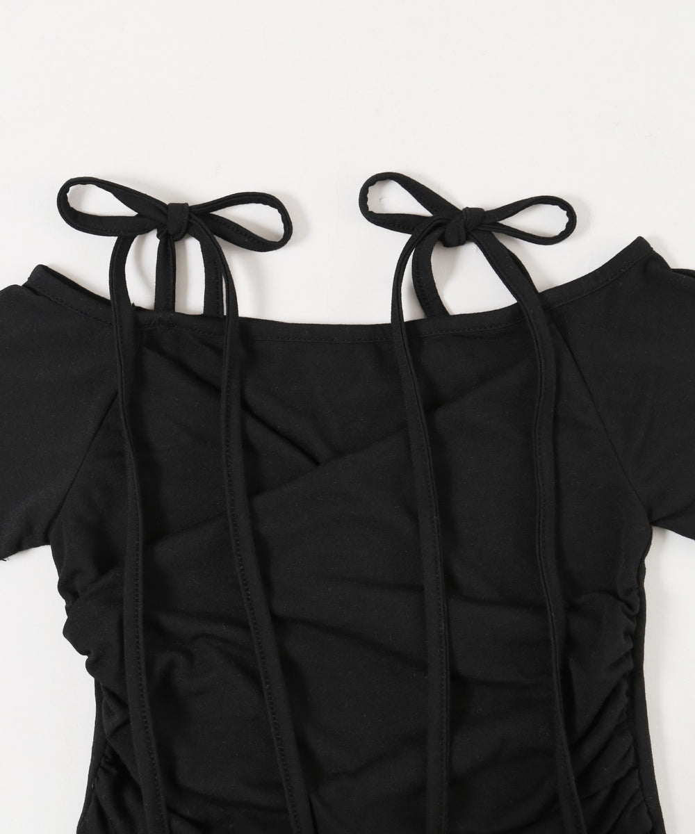 ロングリボンコンパクトTシャツ