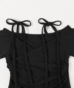 ロングリボンコンパクトTシャツ