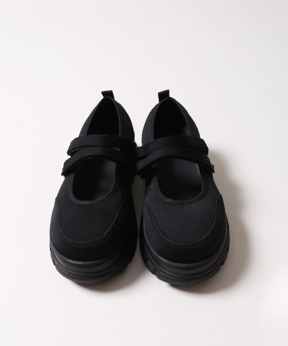 ボリュームソールWストラップシューズ