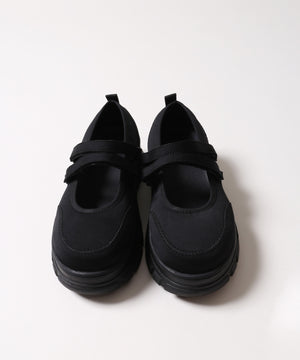 ボリュームソールWストラップシューズ