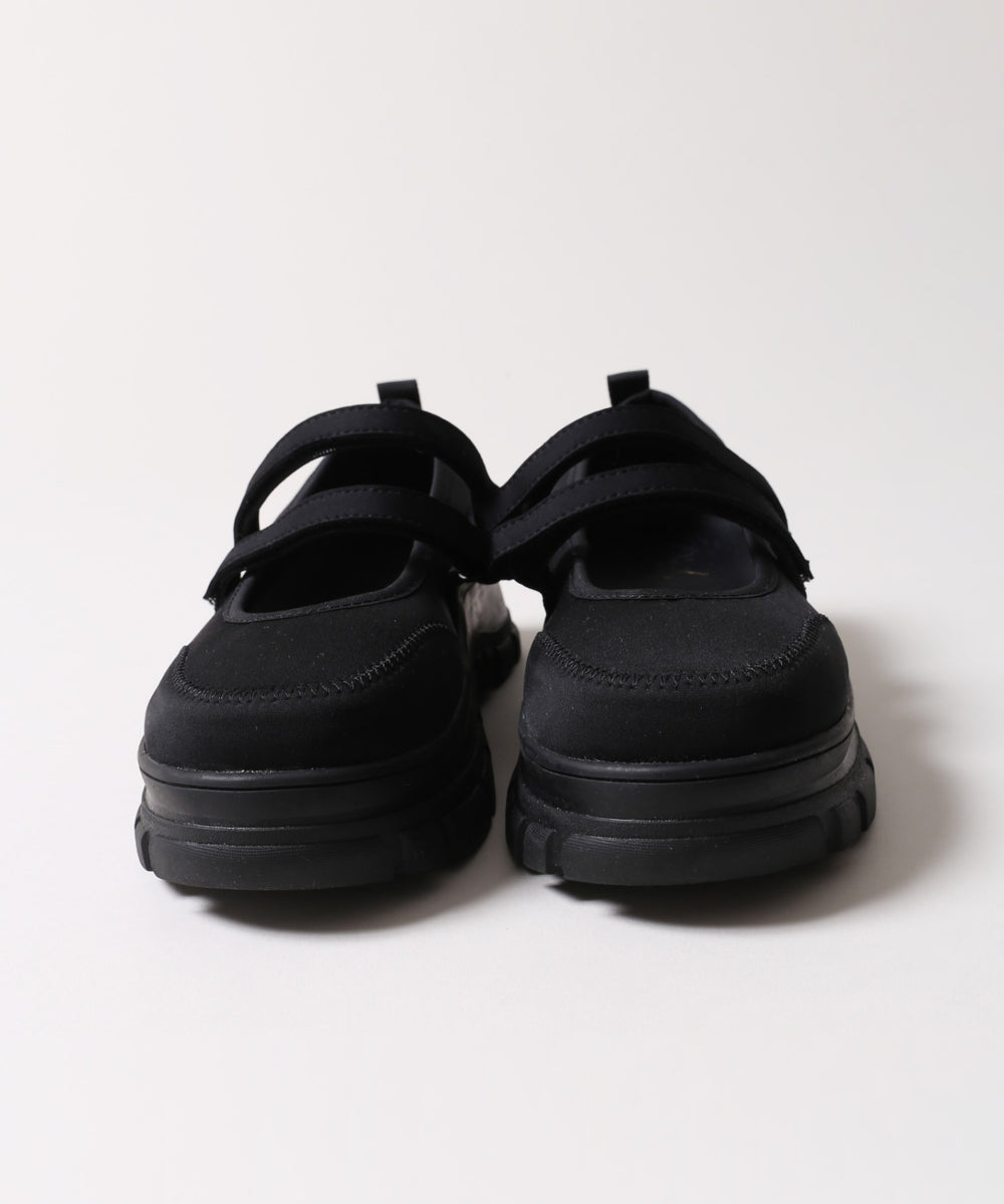 ボリュームソールWストラップシューズ