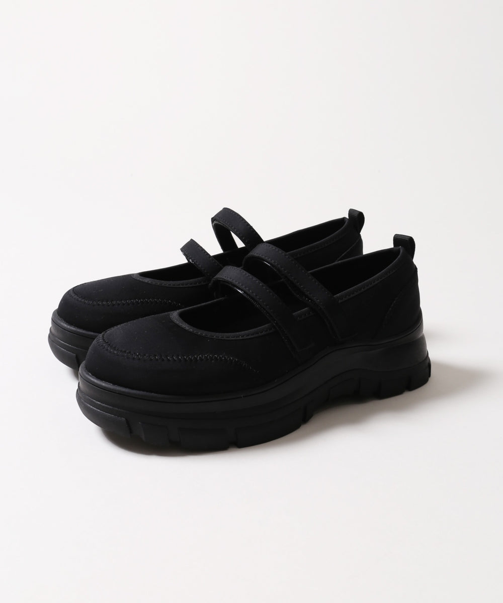 ボリュームソールWストラップシューズ