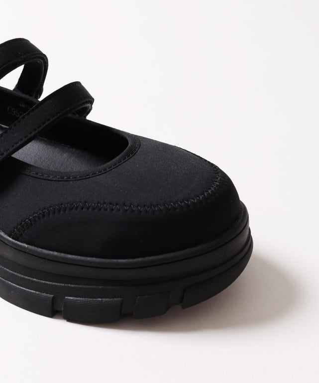 ボリュームソールWストラップシューズ