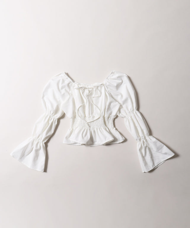 パフスリーブリボンブラウス – WEGO ONLINE STORE