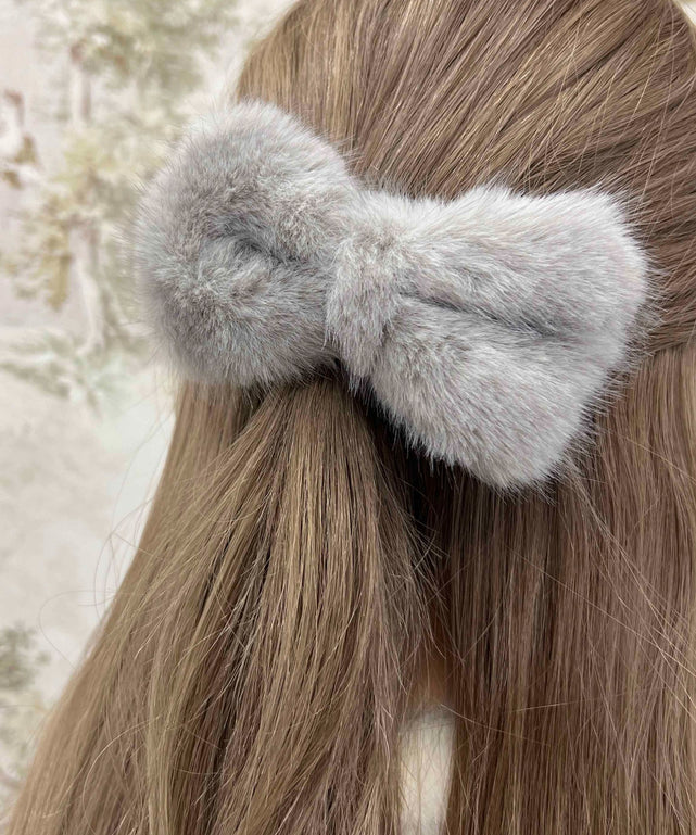 フェイクファーリボンバレッタ – WEGO ONLINE STORE