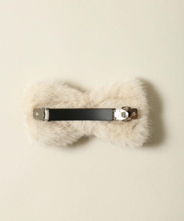 フェイクファーリボンバレッタ – WEGO ONLINE STORE