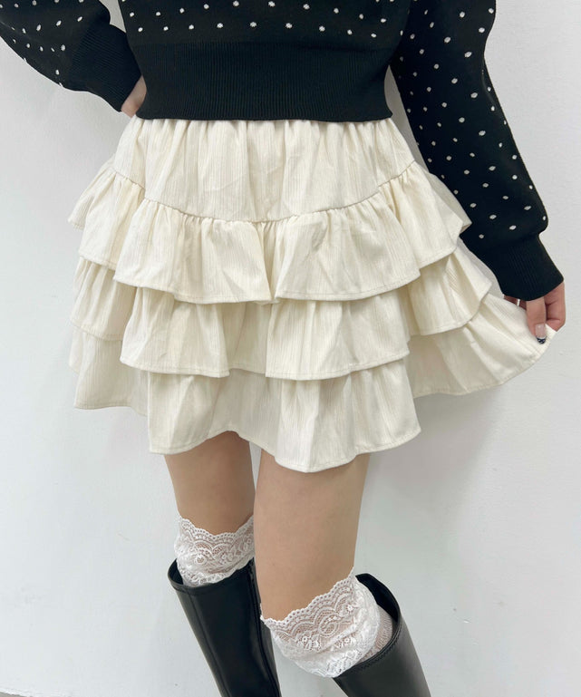 ホワイトアイボリー モデル：160㎝ F着用