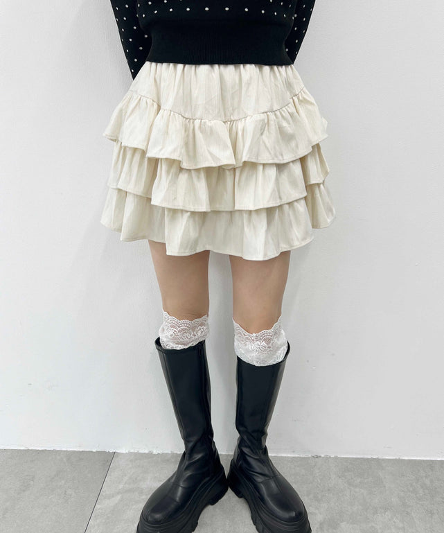 ホワイトアイボリー モデル：160㎝ F着用