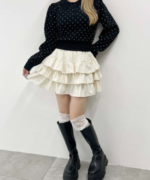 ホワイトアイボリー モデル：160㎝ F着用