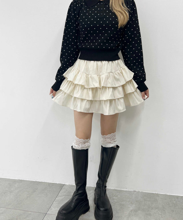 ホワイトアイボリー モデル：160㎝ F着用