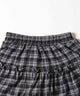 チェックフリルミニスカート