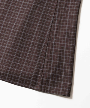 切り替えチェックキャミワンピース