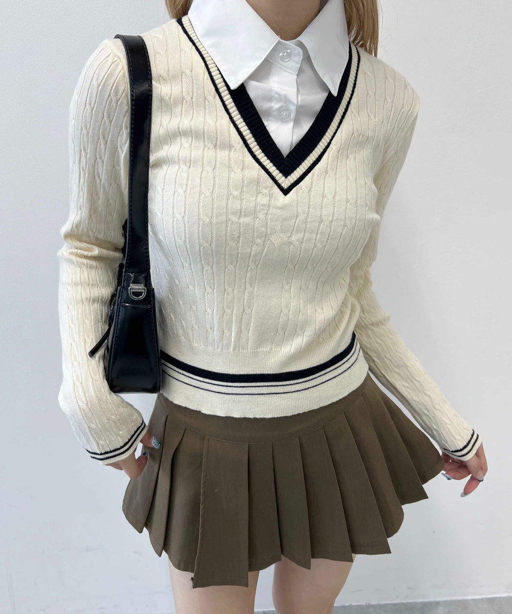 ホワイトアイボリー モデル：160㎝ F着用