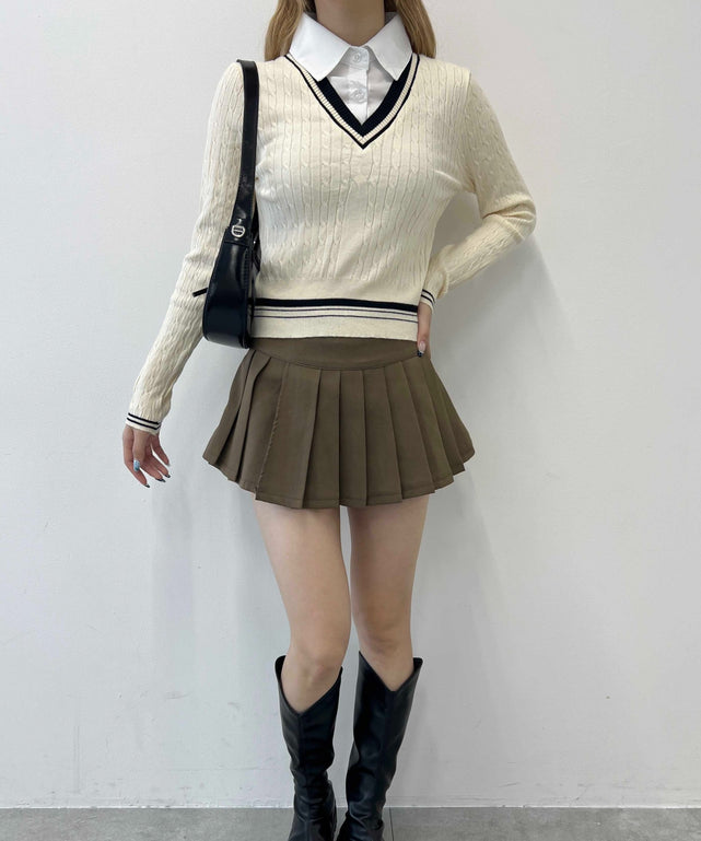 ホワイトアイボリー モデル：160㎝ F着用