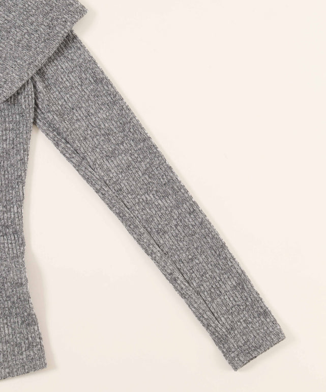 ビッグカラーオフショルトップス