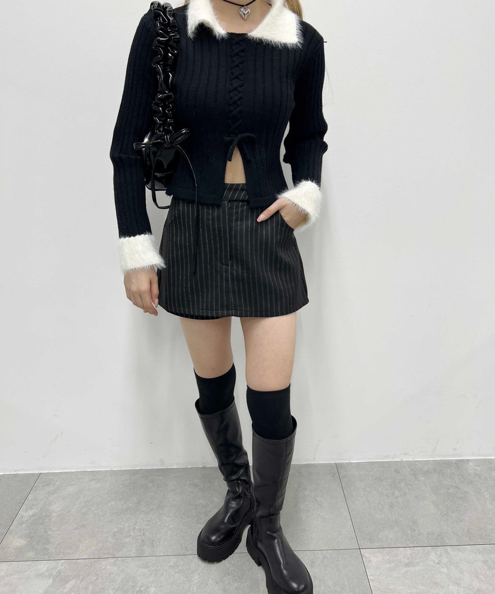 スカートレイヤードショートパンツ