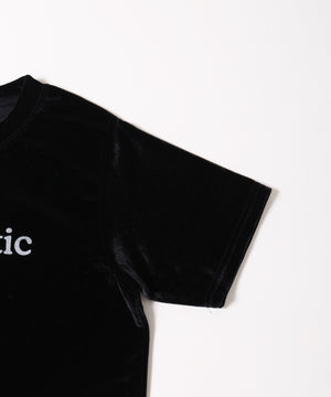 ベロア半袖トップス