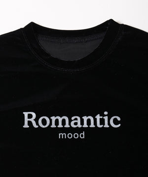 ベロア半袖トップス