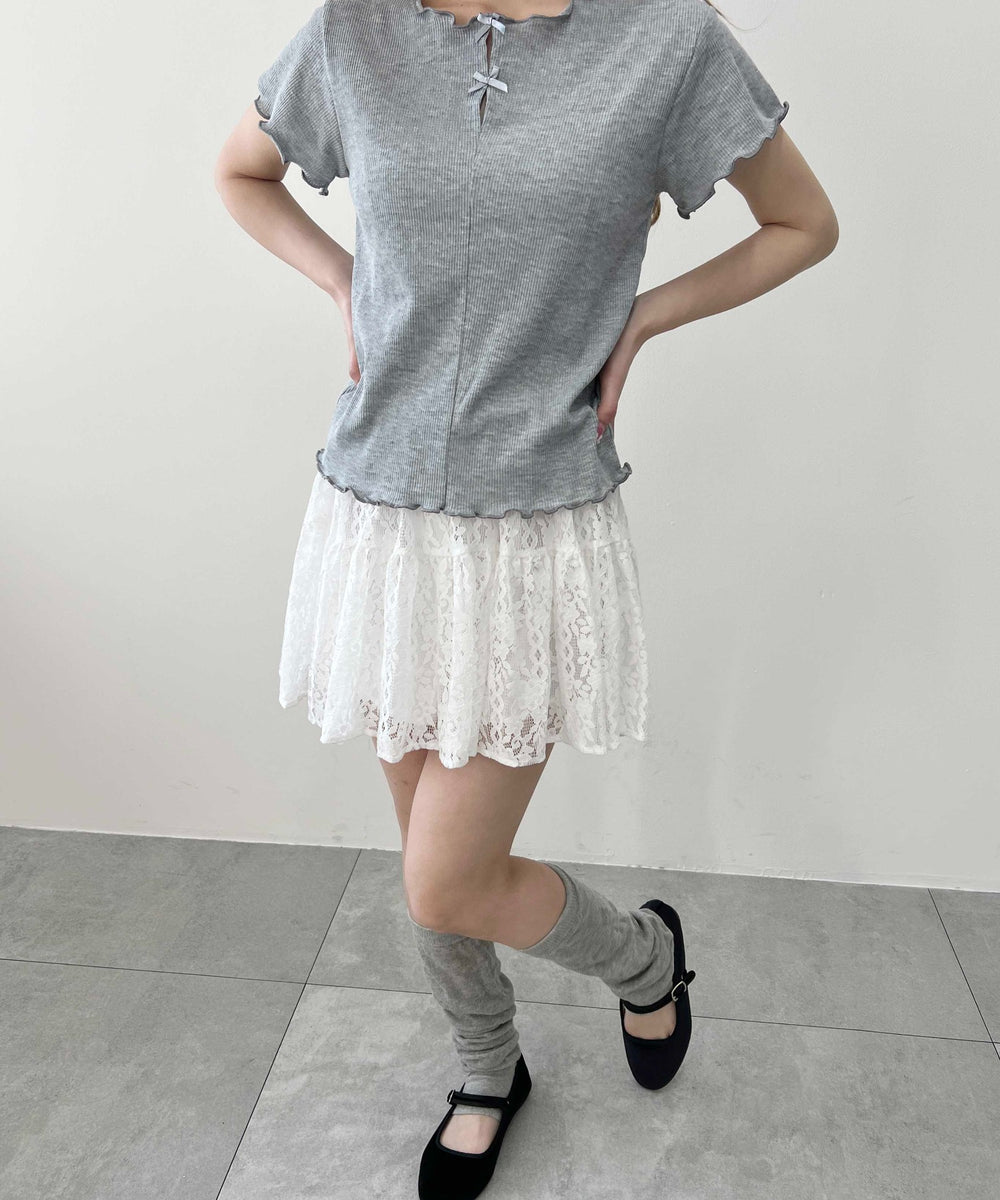 ホワイト モデル：160㎝ F着用