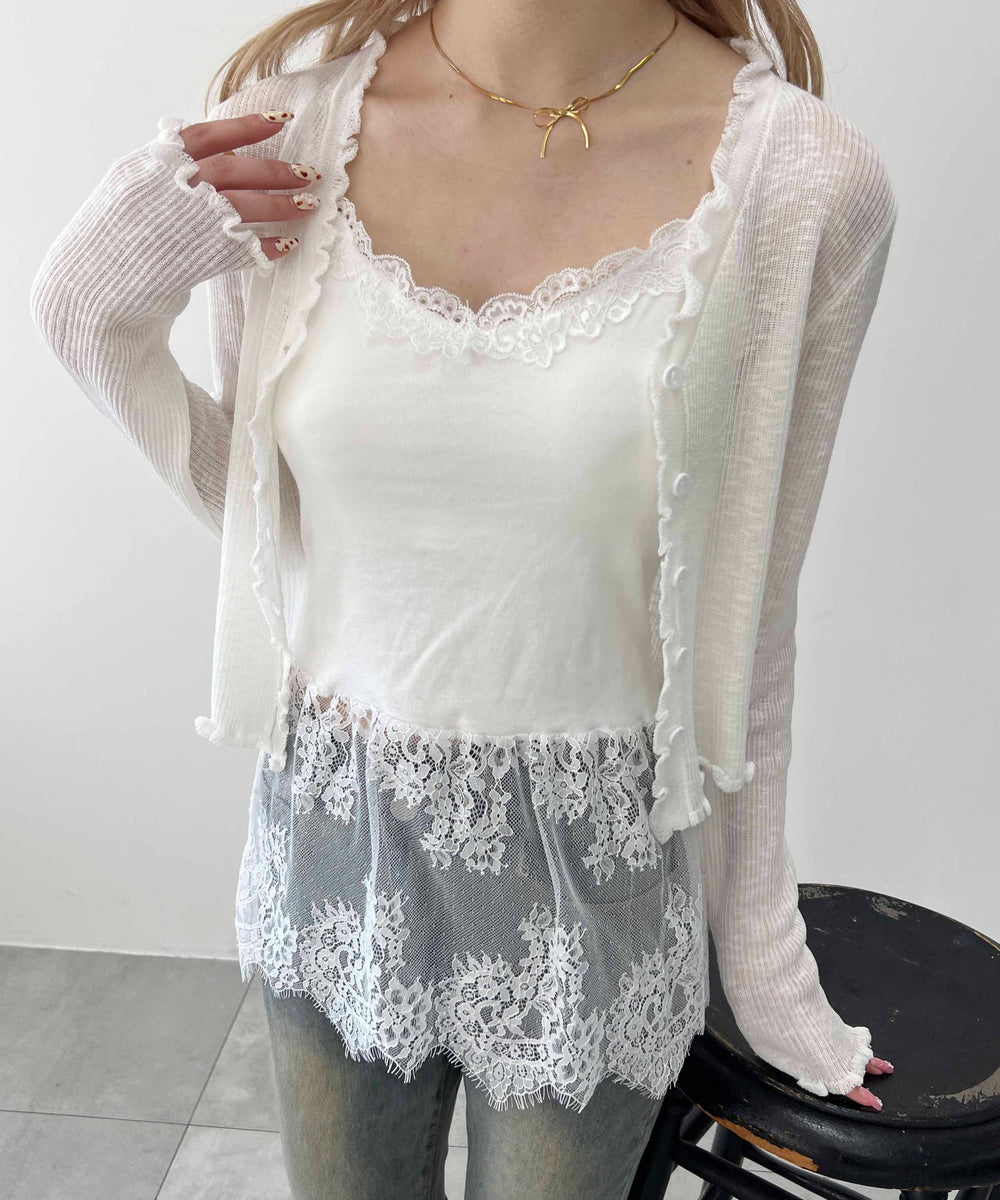 ホワイト モデル：160㎝ F着用