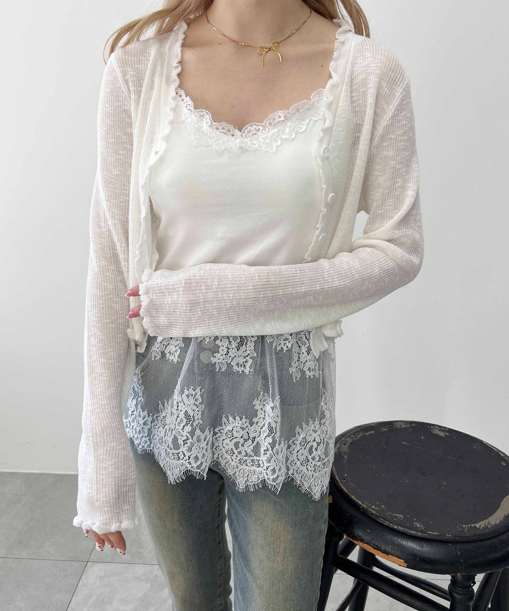 ホワイト モデル：160㎝ F着用