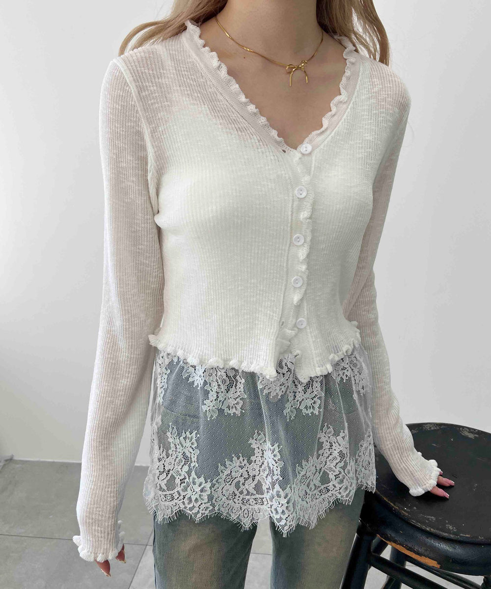 ホワイト モデル：160㎝ F着用