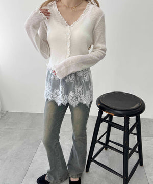 ホワイト モデル：160㎝ F着用