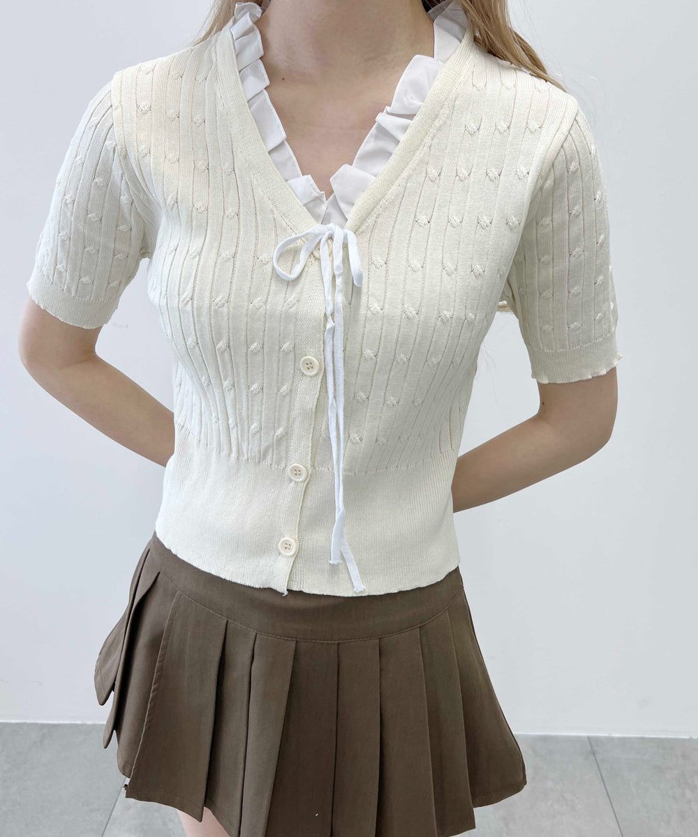 ホワイトアイボリー モデル：160㎝ F着用