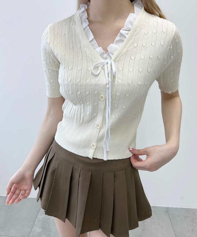 ホワイトアイボリー モデル：160㎝ F着用