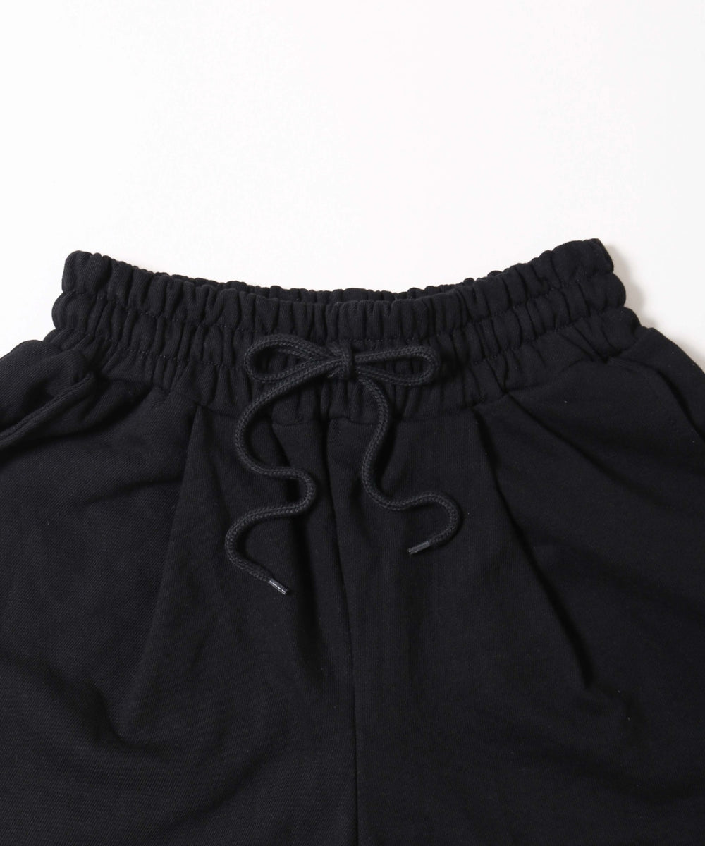 ヘムレーススウェットショートパンツ