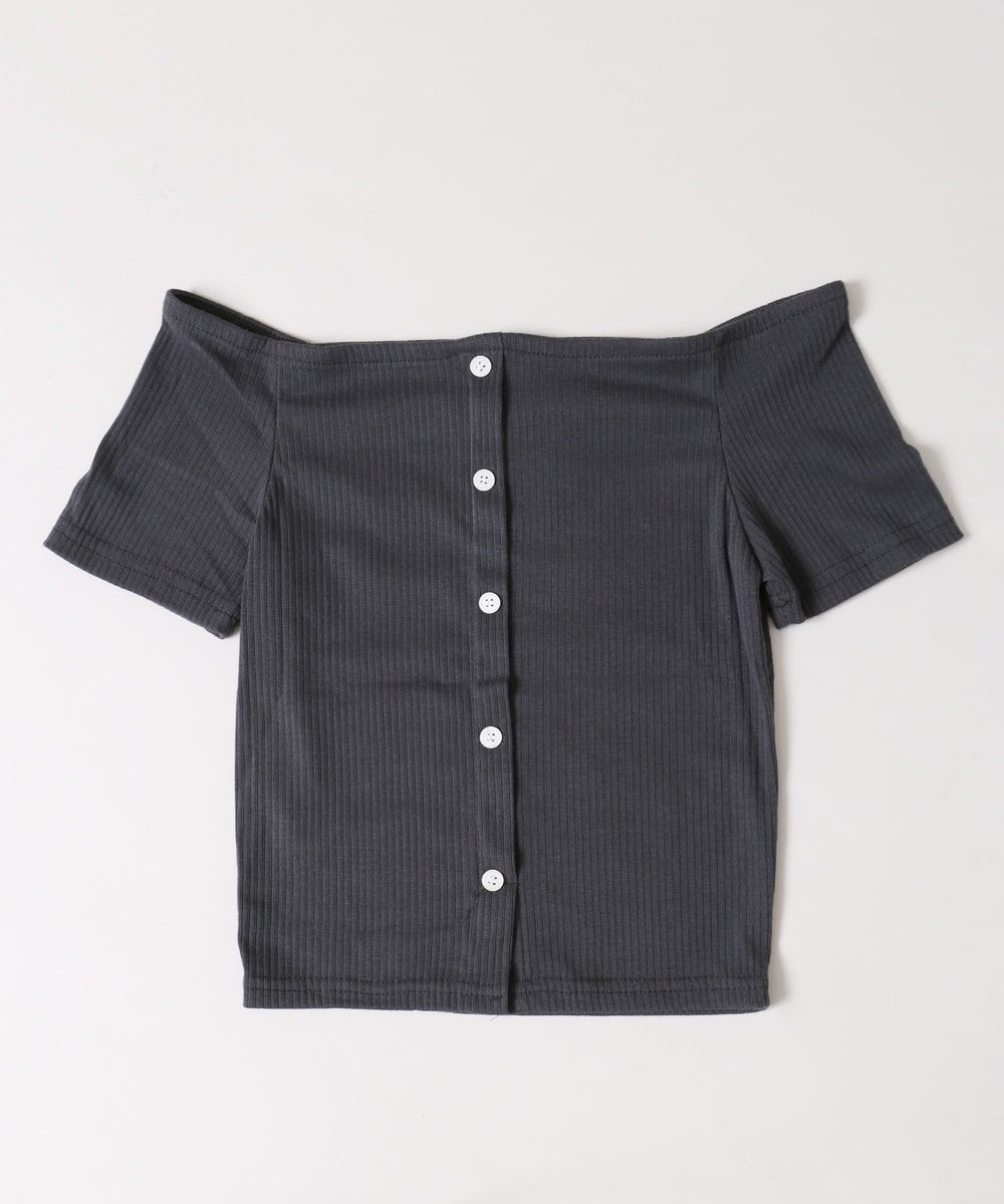 チョーカーセットオフショルTシャツ