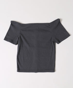 チョーカーセットオフショルTシャツ