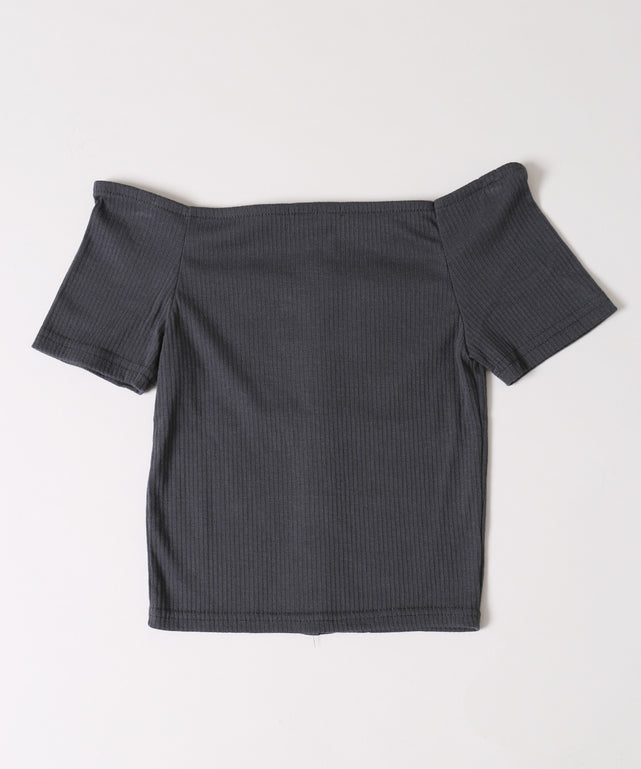 チョーカーセットオフショルTシャツ