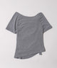 ベルトデザインオフショルTシャツ